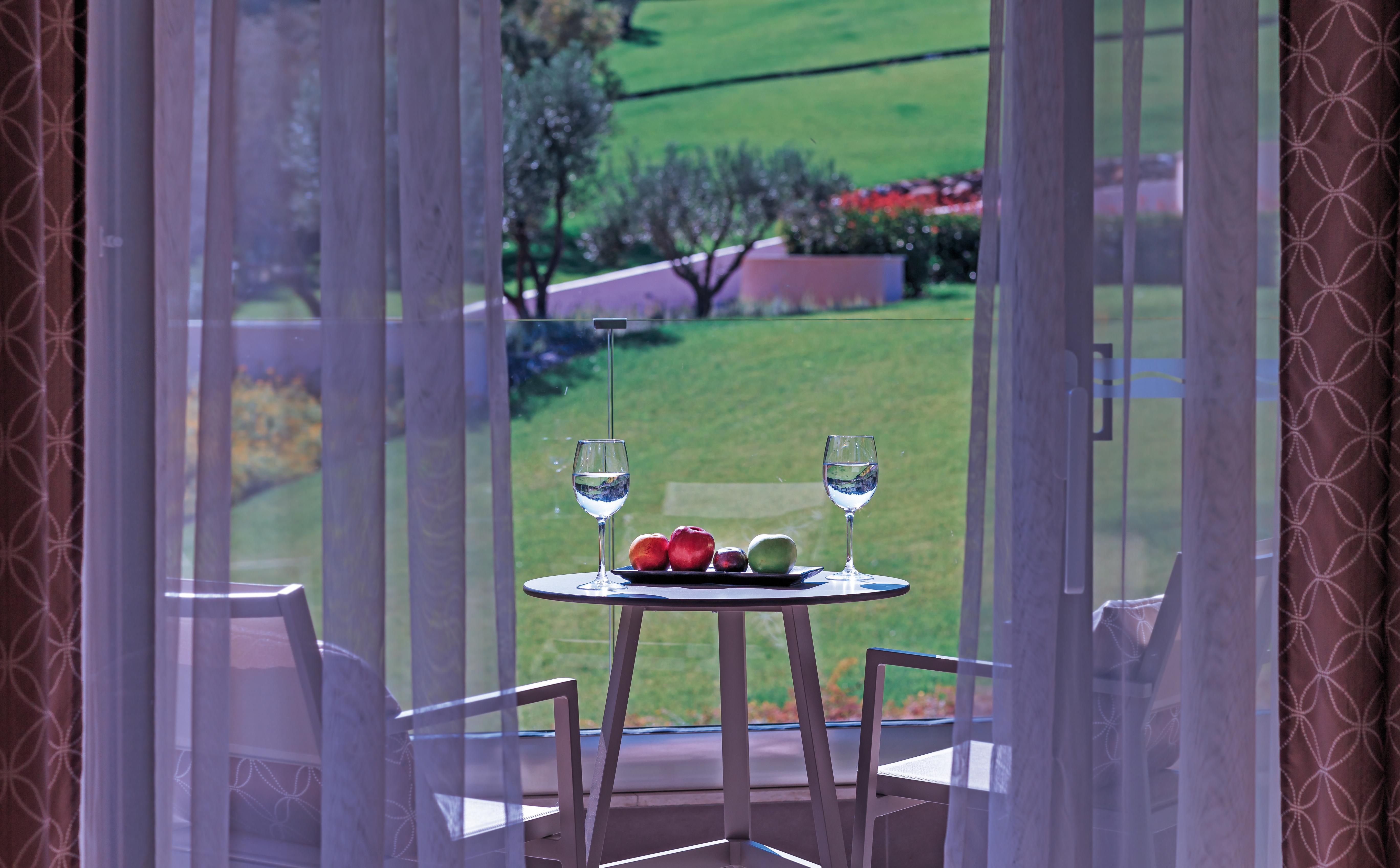 Miraggio Thermal Spa Resort Paliouri Bagian luar foto View from the hotel