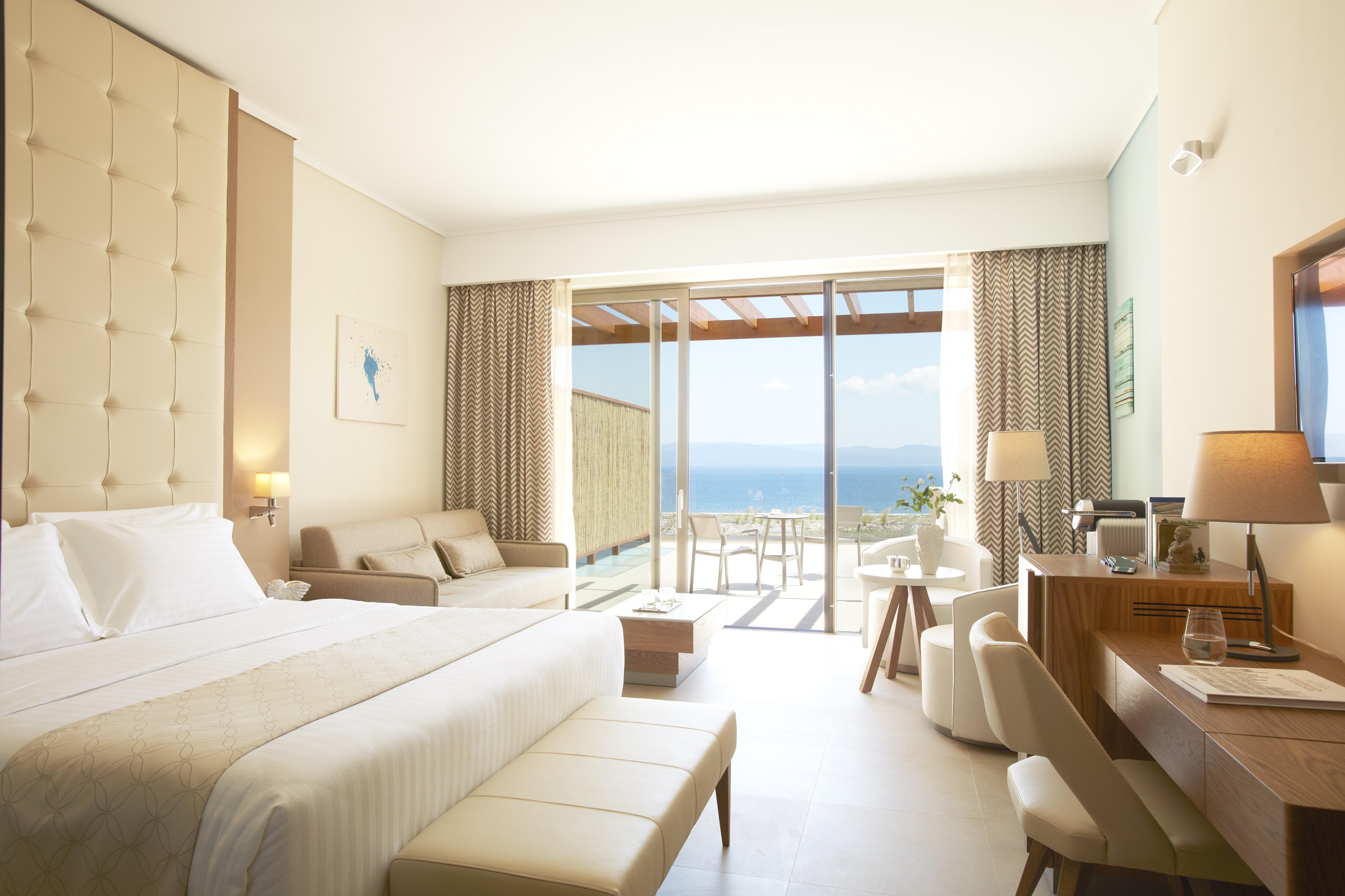 Miraggio Thermal Spa Resort Paliouri Bagian luar foto Deluxe Room with Sea View