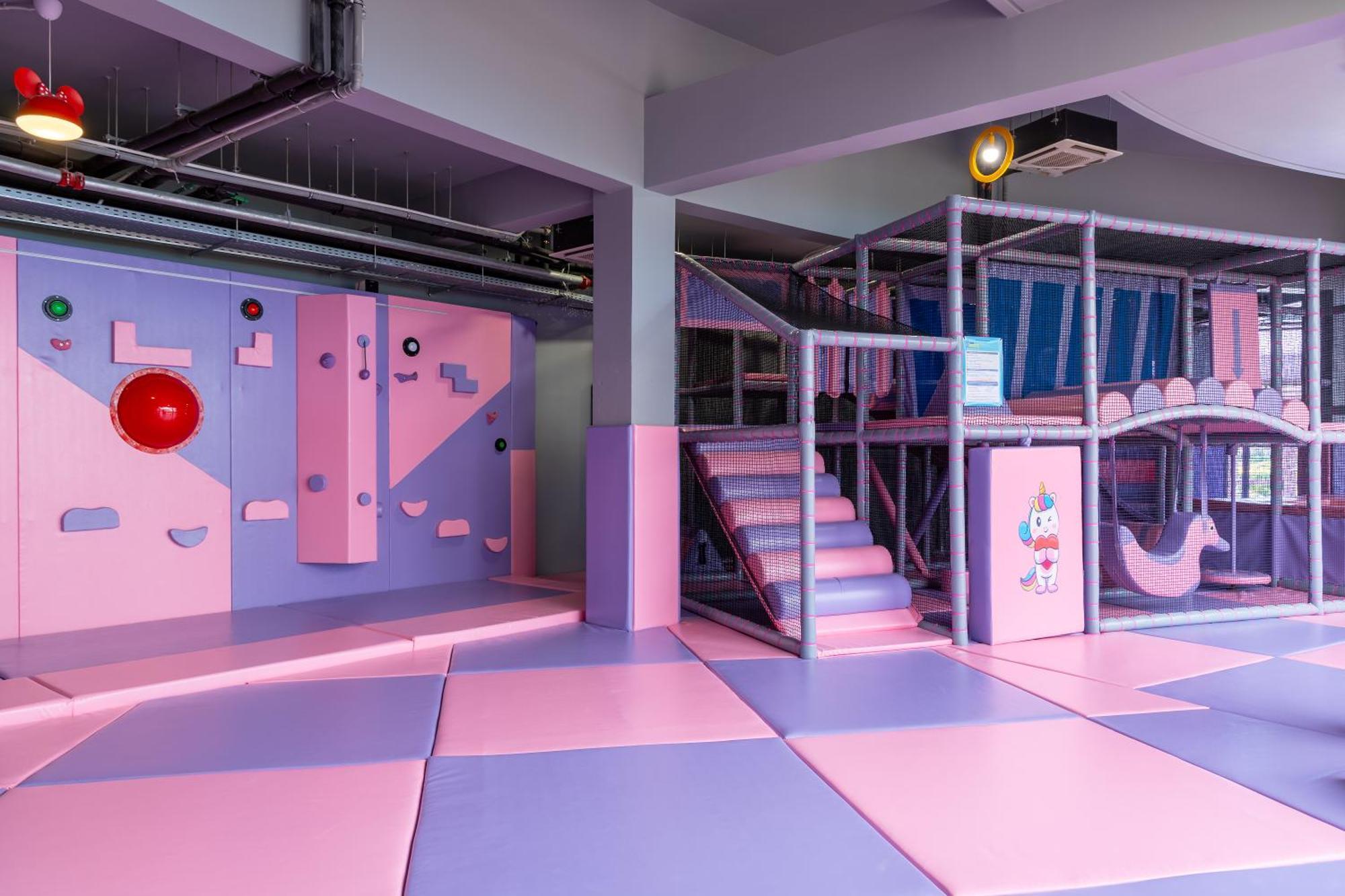 Miraggio Thermal Spa Resort Paliouri Bagian luar foto Soft play climbing wall