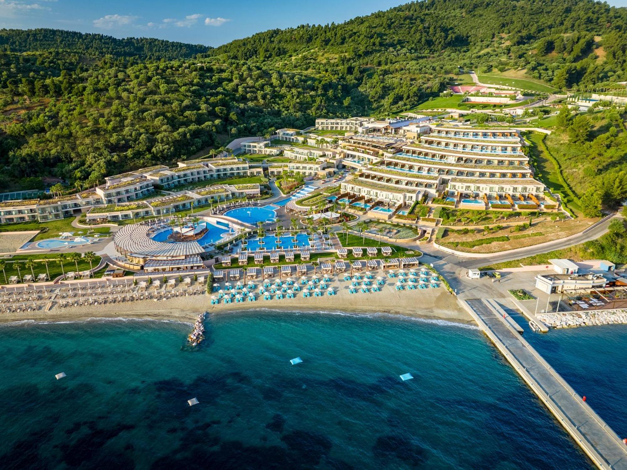 Miraggio Thermal Spa Resort Paliouri Bagian luar foto The resort